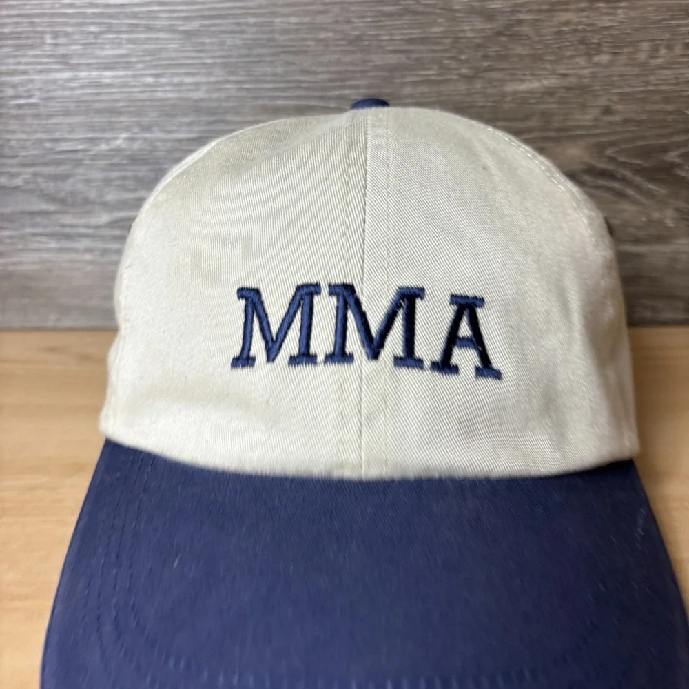 MMA Hat Cap Strap Back Brown Beige Blue Adjustable